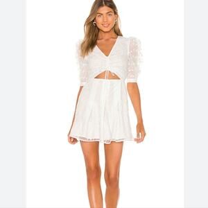 majorelle laurena mini dress MAJORELLE Laurena Mini Dress in Butter Yellow
